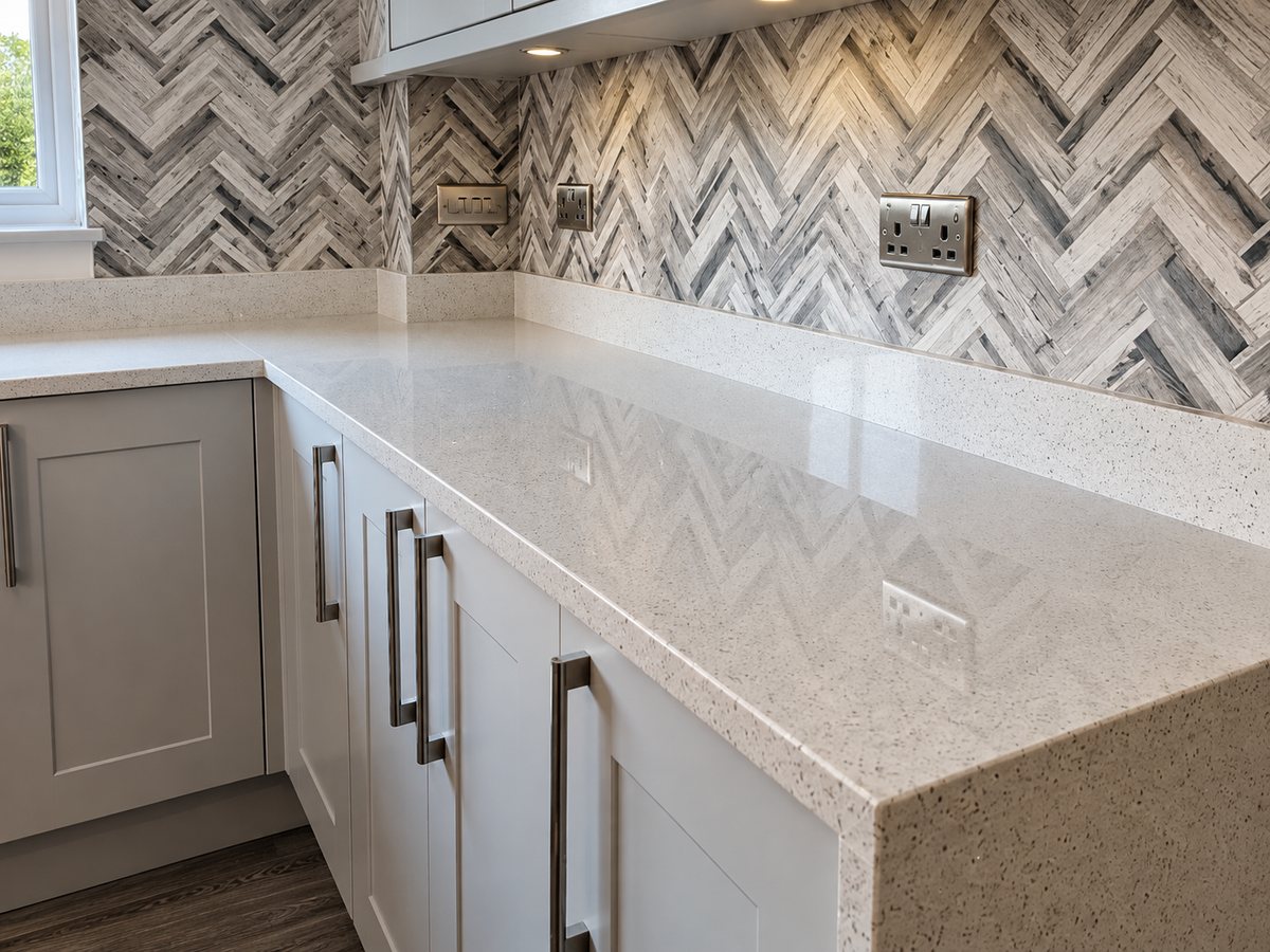 Cream Shaker installation detail 2