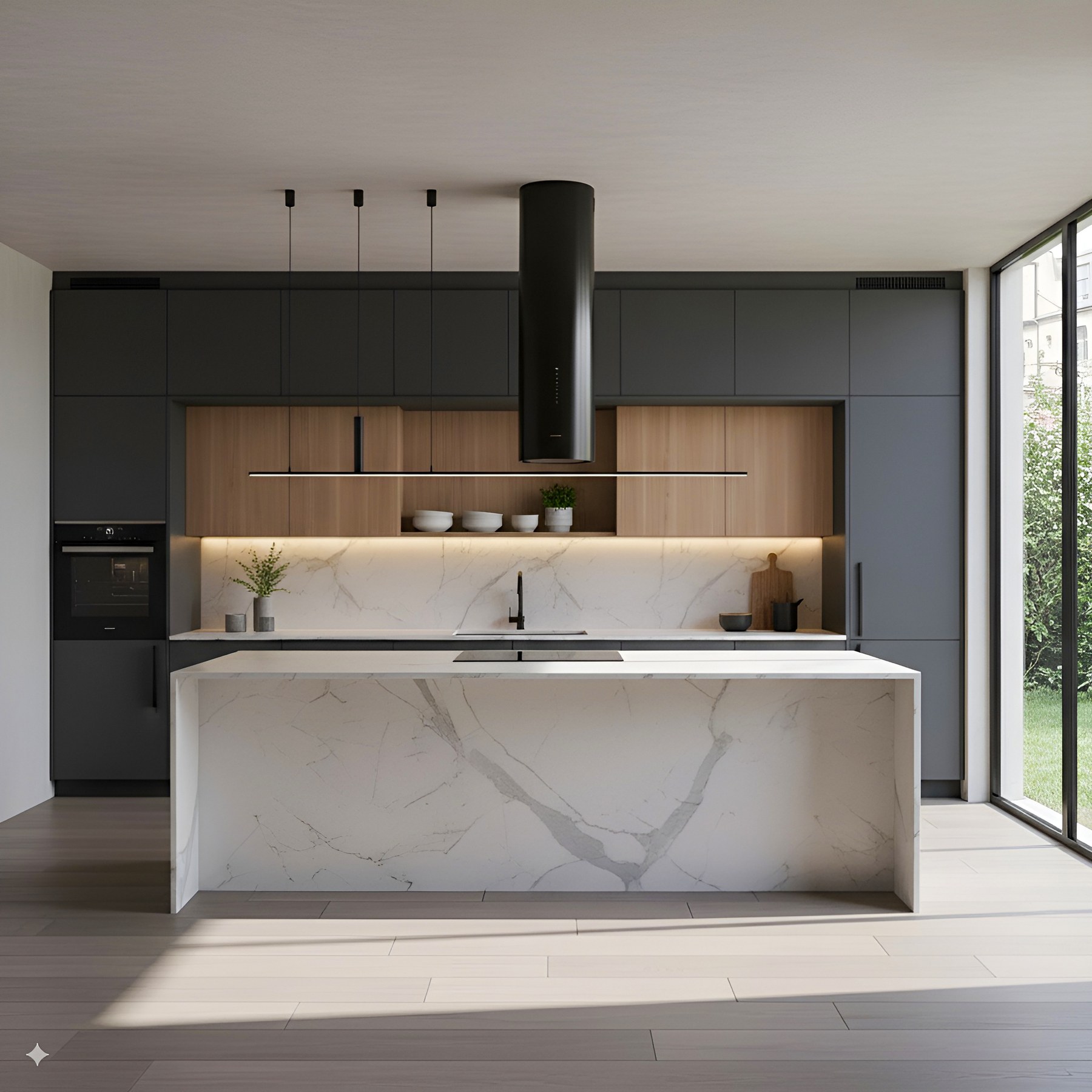 Contemporary kitchen fitted by Cambridge Kitchen Solutions